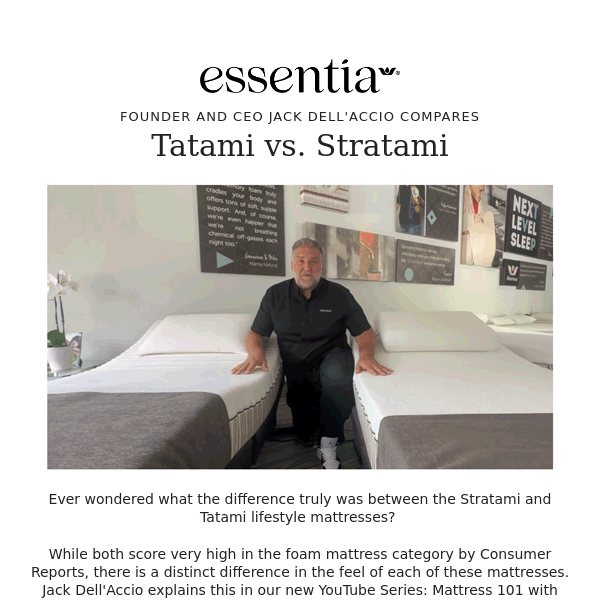 Get the Inside Scoop: Jack's Take on Stratami vs. Tatami Mattresses!