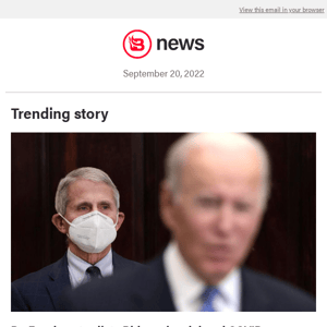 Dr. Fauci contradicts Biden who claimed COVID pandemic is over: 'Not where we need to be'