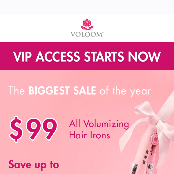 All Irons for $99 + Up to 22% Off VOLOOM Kits!