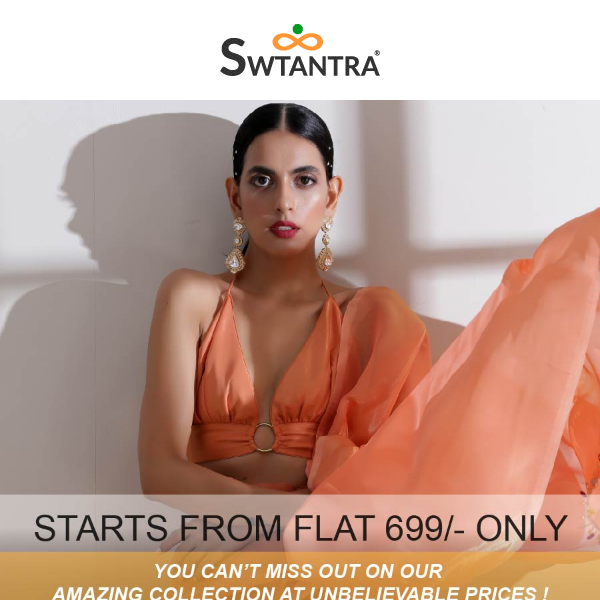 Last Chance! Don't Miss Out on Swtantra's Epic Clearance Sale this Weekend – Unbelievable Flat Prices & Insane Collection Awaits!