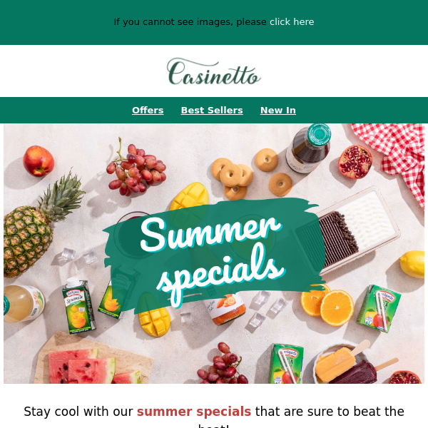 Stay cool with Casinetto! ☀️