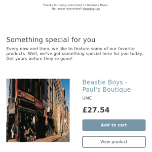 BACK IN! Beastie Boys - Paul's Boutique
