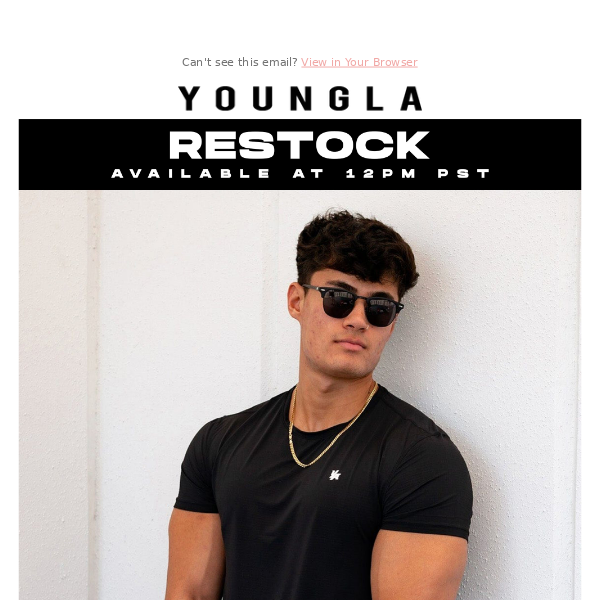 YoungLA RESTOCK IS LIVE! // The Immortal Joggers Are Back