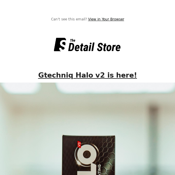 Gtechniq Halo V2 Now In Stock!