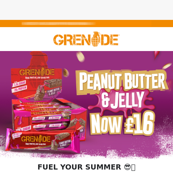 Fuel Your Summer! Protein Bars From Just £16 💥