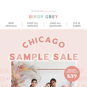Chicago sample sale! 🛍️