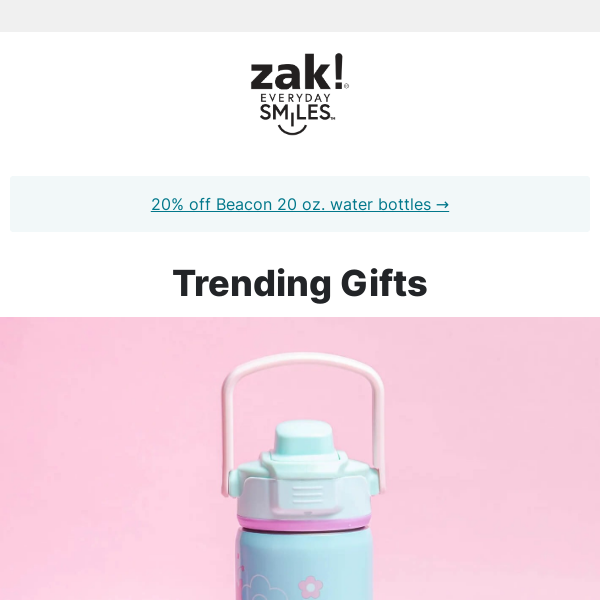 Zak! Designs 20 oz Insulated Mug Gray Delivery - DoorDash