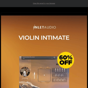 🕛FINAL MINUTES: 60% Off Violin Intimate by Inletaudio!