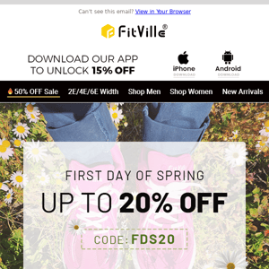Get 20% off Spring Sale While You Can