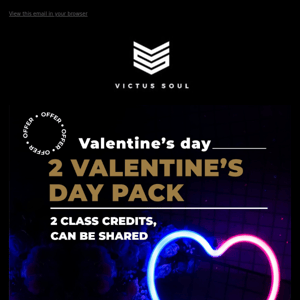 Share our 2 VALENTINES DAY PACK for £28 with your valentine, galentine or malentine 💗