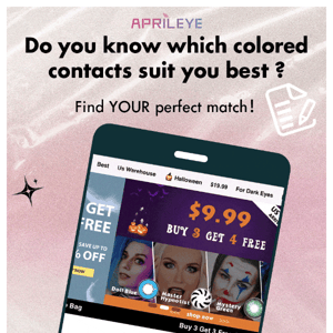 🤔How to choose the suitable one from 1000 colored contact lenses❓