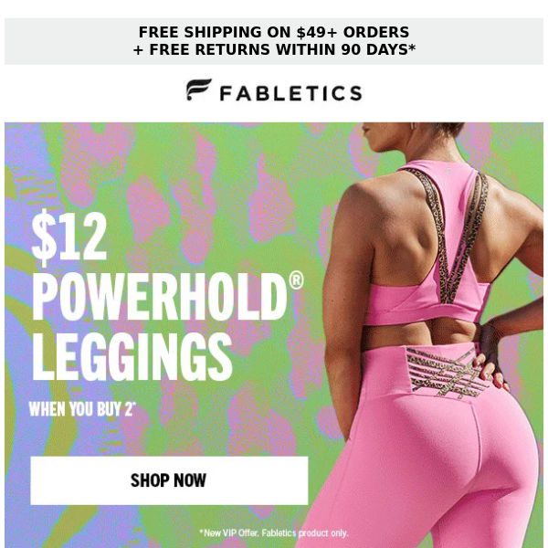 $12 POWERHOLD® leggings! - Fabletics