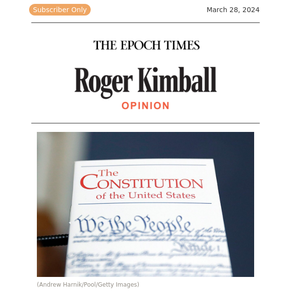 Does the Constitution Matter?