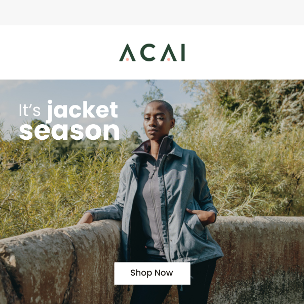 ACAI Outdoorwear - Latest Emails, Sales & Deals