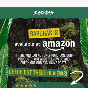 Get Barùkas Now at Amazon! 💪