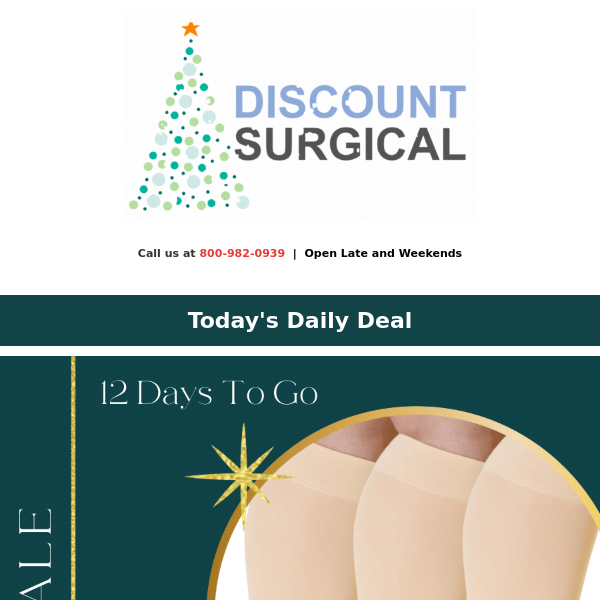 12 Days To Go: Today's Daily Deal - Knee High