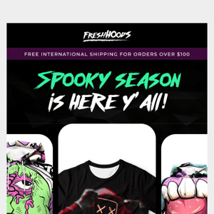 🧟‍♂️Time to get some spooky styles in your closet