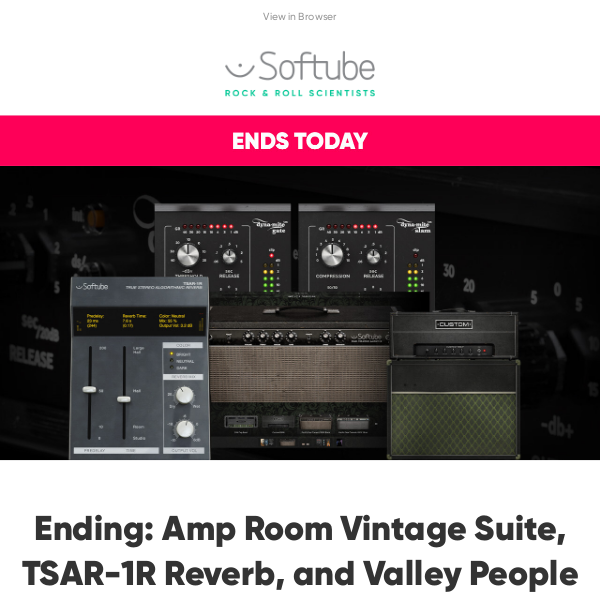 🔐  Locking up: Amp Room Vintage Suite, TSAR-1R Reverb, and Valley People Dyna-mite