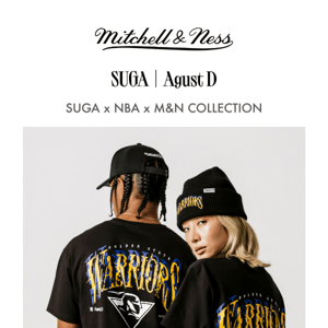 SUGA of BTS x NBA x M&N COLLAB | Now Available.