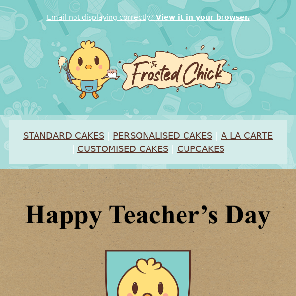 Take 10% Off Our Teacher's Day Specials 🍎