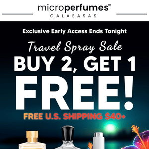 TODAY ONLY! 🎉 Buy 2, Get 1 FREE! Travel Sprays 💨🌺