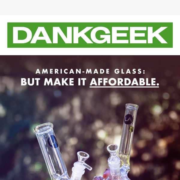 🇺🇸 American made glass doesn't have to break the bank 💸