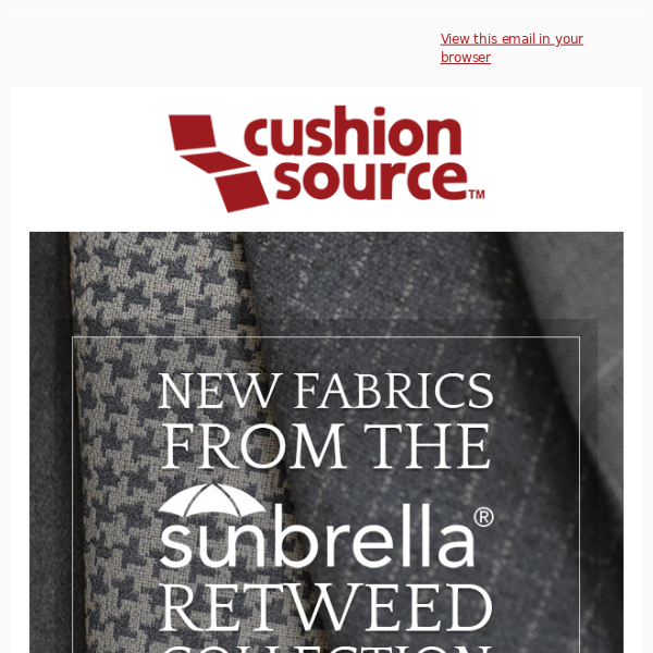 We've Added New Sunbrella Fabrics!