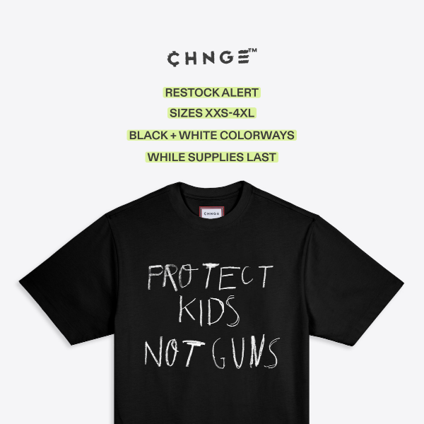 [restock alert]  Protect Kids Not Guns