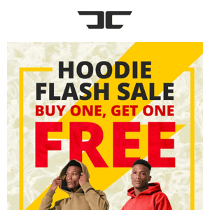 BUY 1 GET 1 FREE ⚡ FLASH HOODIE SALE