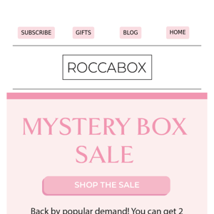 Mystery Box Flash Sale! 💫