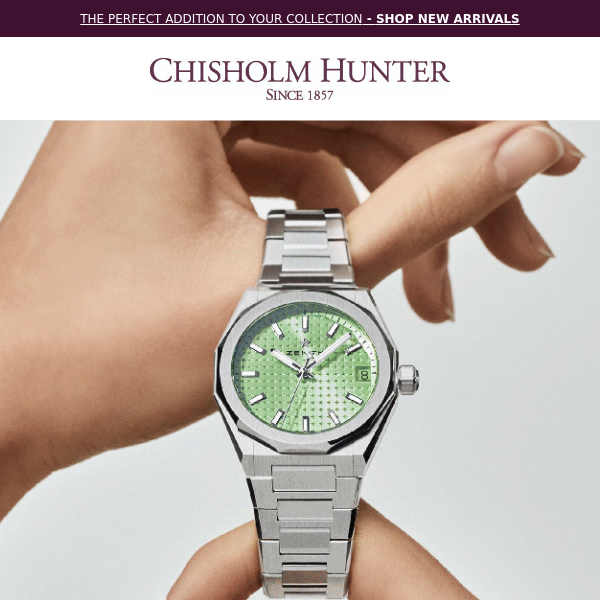 Timepieces to give the green light...