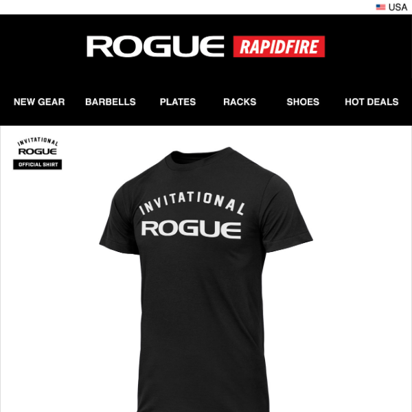 Just Launched: Rogue Invitational T-Shirt & Nike Metcon 8 - Rogue Fitness