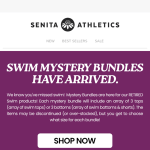 SWIM IS BACK! Swim Mystery Bundles are here for $15!