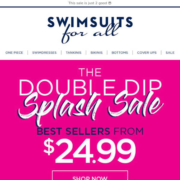 OMG! 60% off Swim Tops + Best Sellers from $24.99