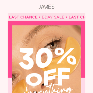 50% off items added to Birthday sale final days