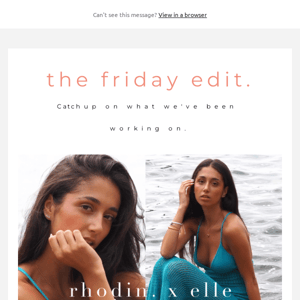 The Friday edit... Our Tik Tok Star Collab, 70% off jewellery sale extended & our Bali BTS Shoot