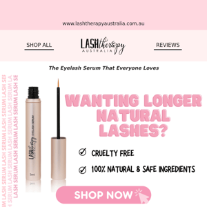 Get Naturally Longer Lashes!