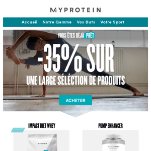 -35% de réduction sur une sélection & -25% sur vos préférés ❗