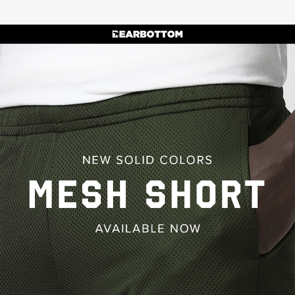 Mesh Short New Colors