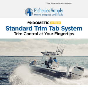 🌊 Dometic Standard Trim Tab System