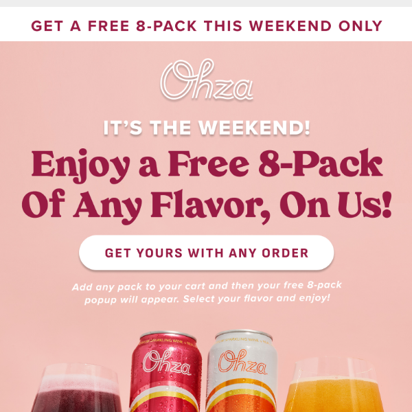 It's a Free 8-Pack Weekend 💅🏻