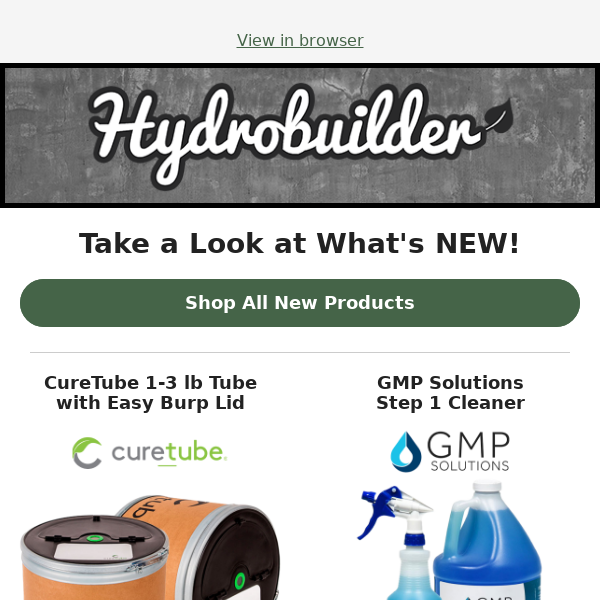 Discover the Newest Additions to Hydrobuilder.com💧