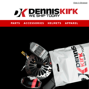 Black Friday is here!! 🎁 Save up to 40% off on all things Sport Bike at DennisKirk.com now!