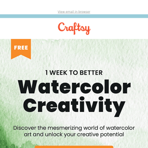 1 Week to Better Watercolor Creativity