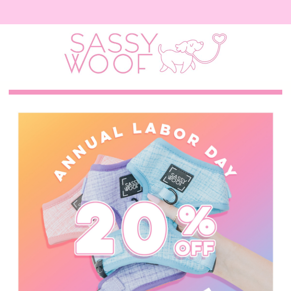 Annual ✨20% off✨ Labor Day Sale!