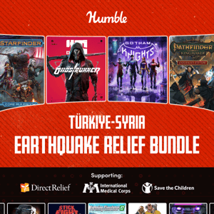 Support Türkiye-Syria earthquake relief efforts with this bundle