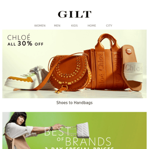 Chloé All 30% Off | 2-Day Special Prices on Best of Brands