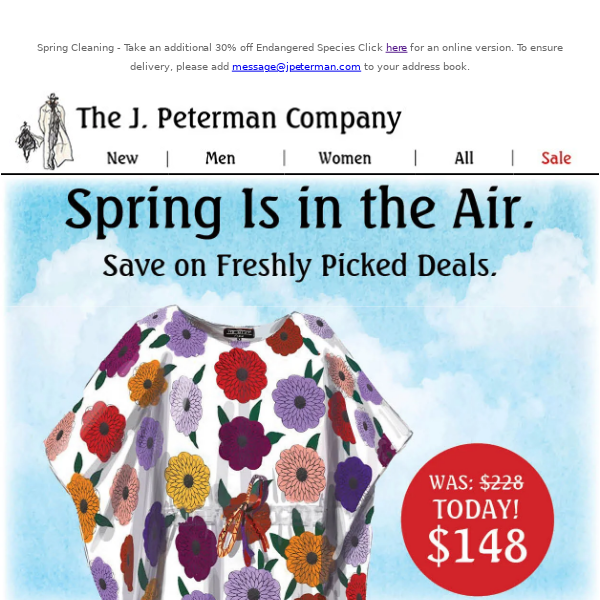 Spring Is in the Air - Save on Freshly Picked Deals
