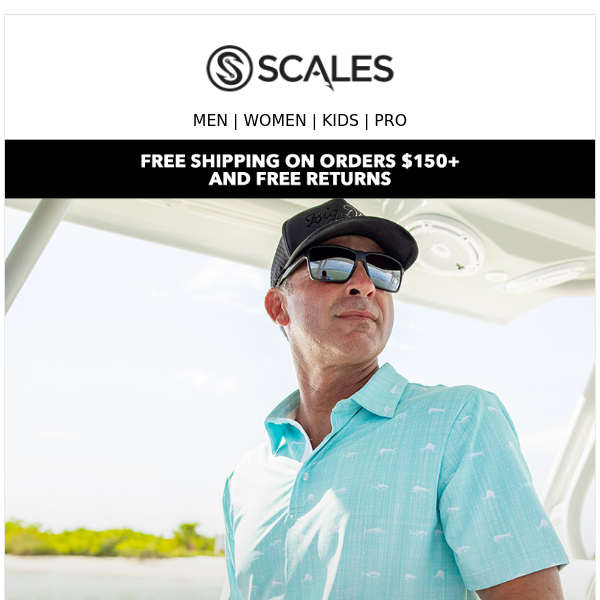 Hook yourself up with some new lucky gear at SCALES