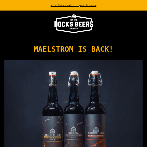 Maelstrom Launch - 3 New Imperial Stouts